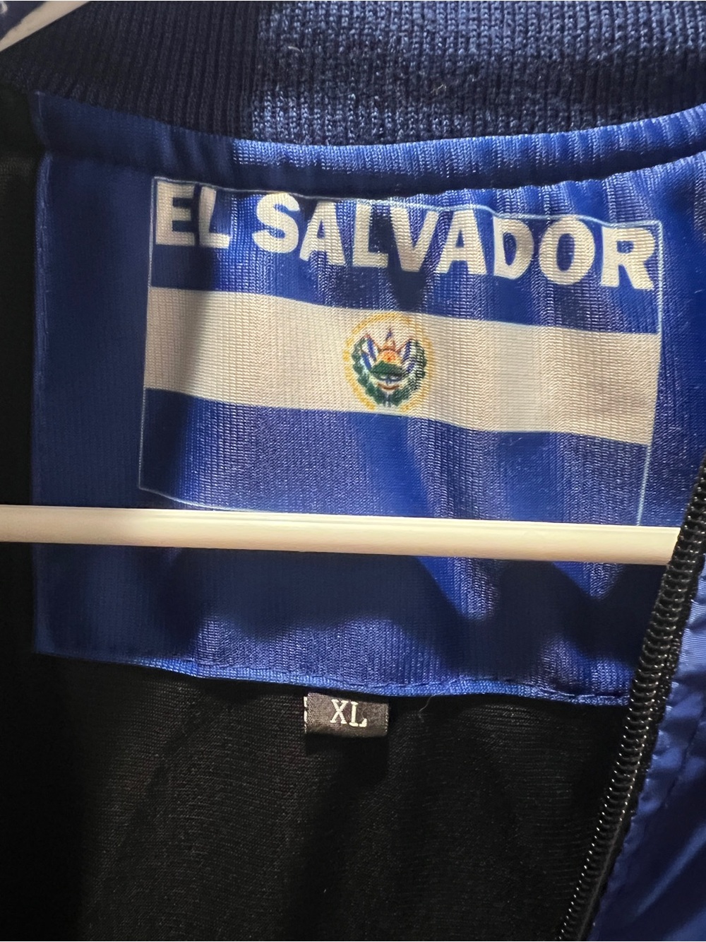 RARE Umbro El Salvador Royal Blue Track / bomber Jacket with embroidery - Picture 4 of 6